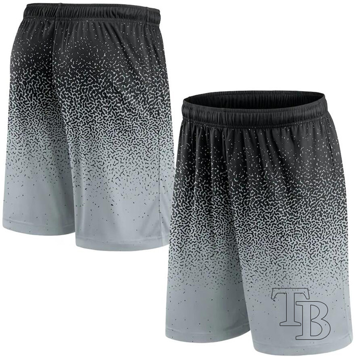 Men's Black/Grey Tampa Bay Rays Ombre Shorts